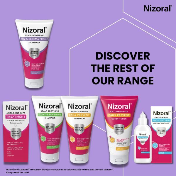 Nizoral Scalp Soothing Dry & Eczema Shampoo 200Ml