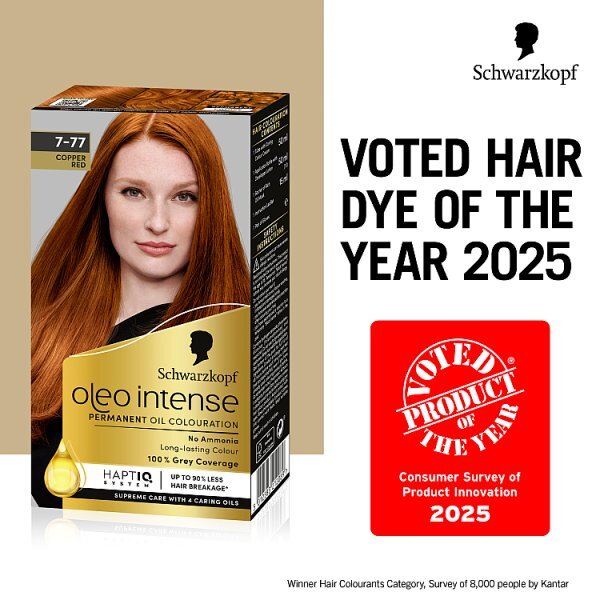 Schwarzkopf Oleo Intense Copper Red Permanent Hair Dye