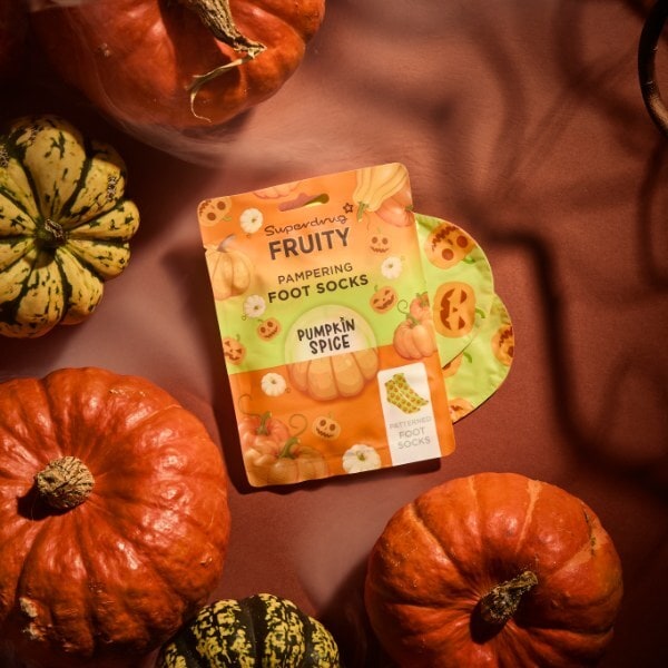 Superdrug Pumpkin Spice Scented Foot Mask Socks