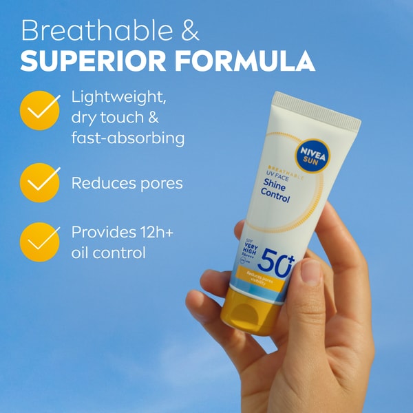 Nivea Sun Uv Shine Control Face Cream Spf50