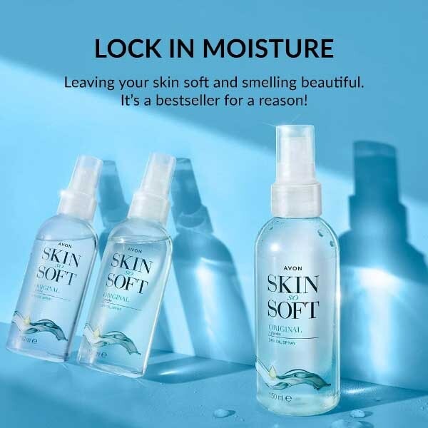 Avon Skin So Soft Original Dry Oil Spray with Jojoba Oil 150ml