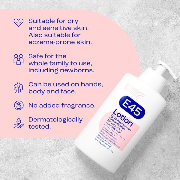 E45 Moisturising Body Lotion 500ml