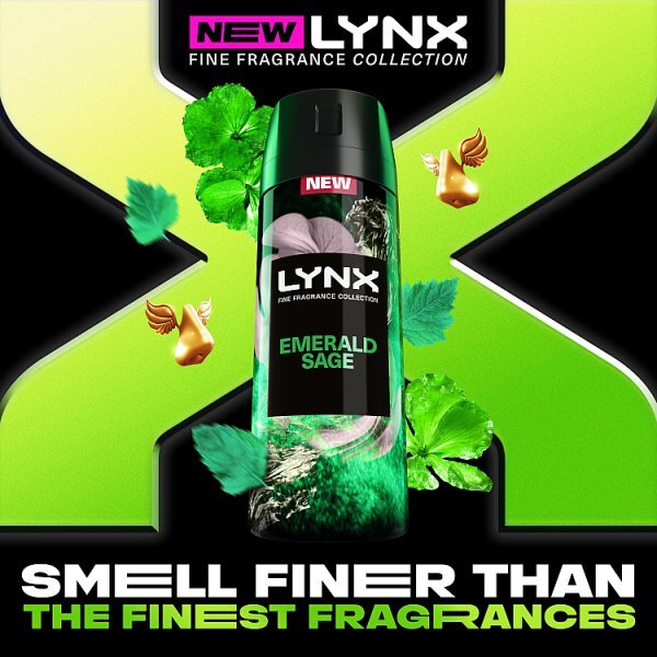 Lynx Fine Fragrance Premium Bodyspray Emerald Sage 150ml