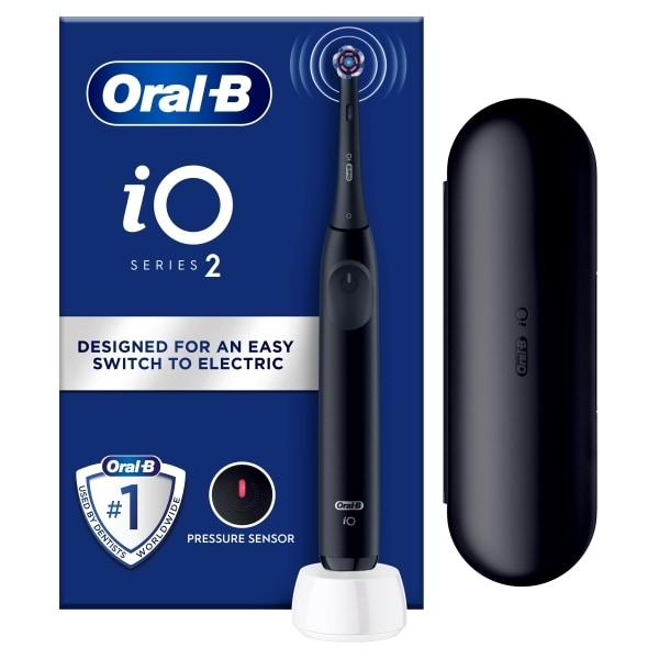 Oral-B iO2 Night Black Electric Toothbrush Whitening Edition