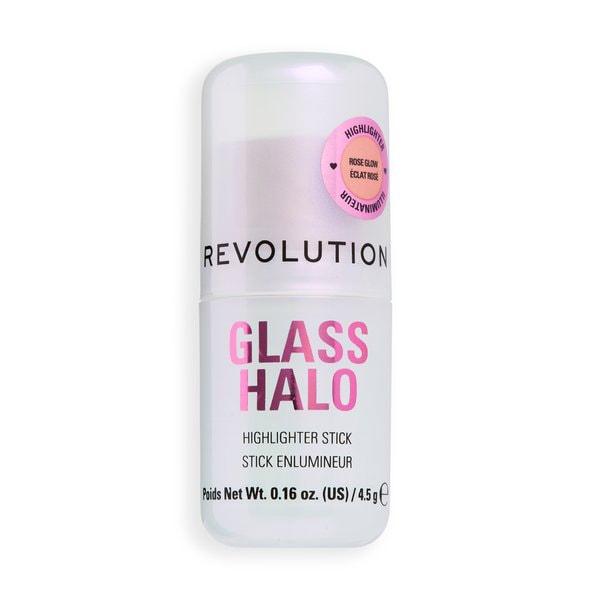 Revolution Glass Halo Highlighter Stick Rose Glow
