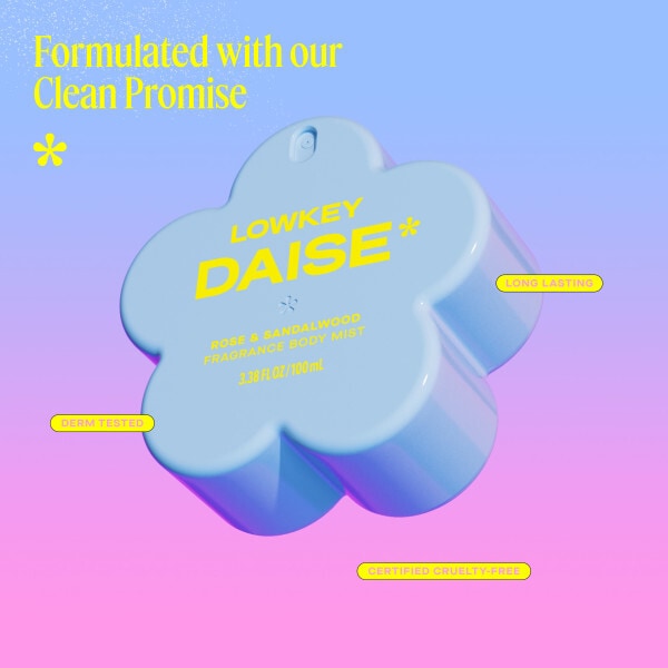 Daise Fragrance Body Mist Lowkey Rose & Sandalwood 100ml