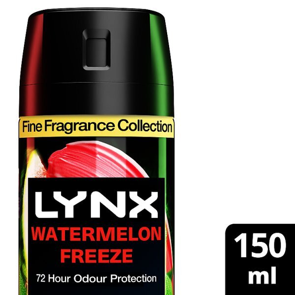 Lynx 72Hr Fine Fragrance Watermelon Freeze Body Spray 150Ml