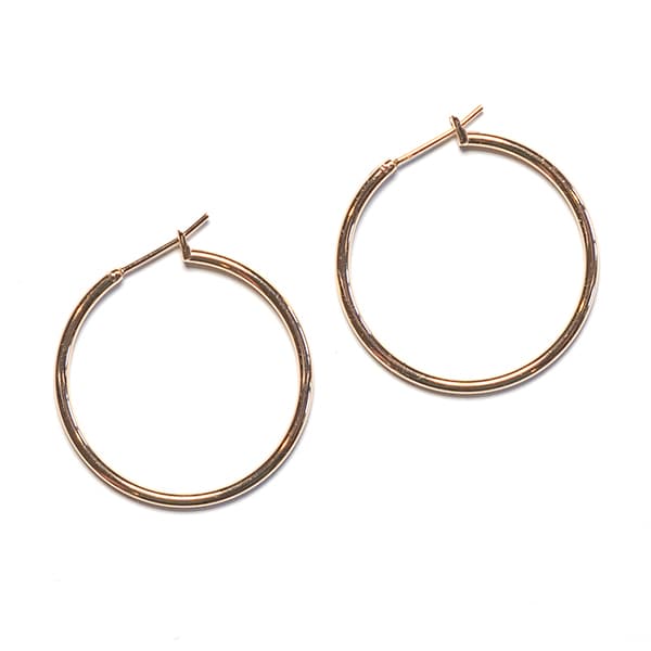 Sensation Jewellery Large Gold Plated Hoop Earrings