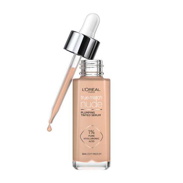 L'Oréal Paris True Match Nude Tinted Serum 3-4 Light Medium