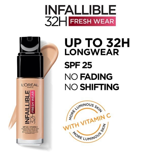 L'Oréal Paris Infallible 32H Fresh Wear Foundation 300 Neutral