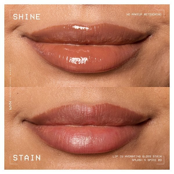NYX Professional Makeup Lip IV Hydrating Lip Stain Gloss Splash Spice