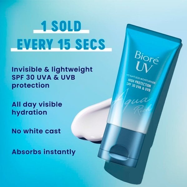 Biore UV Aqua Water Essence Sunscreen SPF30 50ml