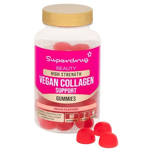 Superdrug High Strength Collagen Vegan Gummies 60s