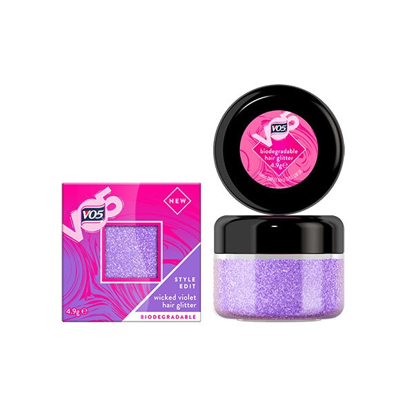 VO5 Style Edit Wicked Violet Hair Glitter