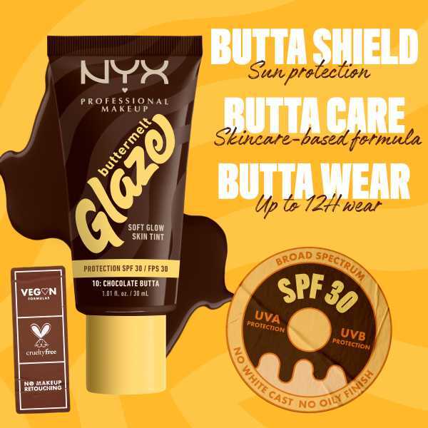 NYX Professional Makeup Buttermelt Glaze Tint Chocolate Butta