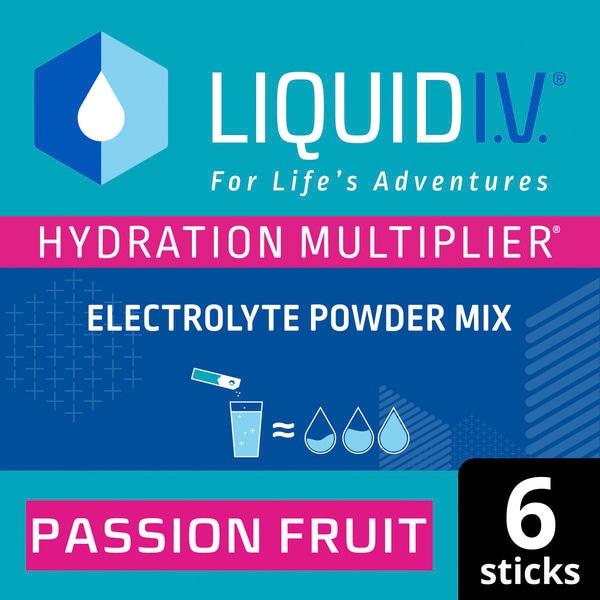 Liquid Iv® Electrolyte Powder Mix Passion Fruit X6