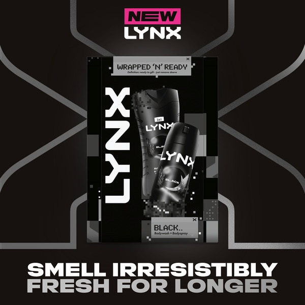 Lynx Black Duo Men's Grooming Gift Set