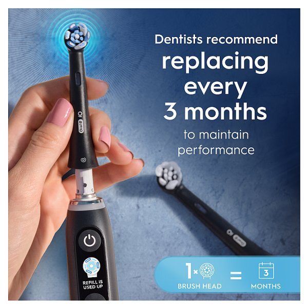 Oral-B Io Ultimate Clean Black Replacement Brush Heads 4Ct
