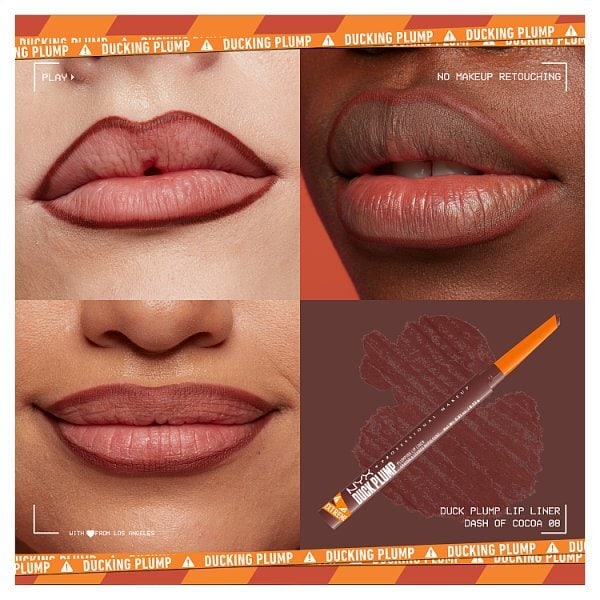NYX Professional Makeup Duck Plump Plumping Lip Liner Dash O' Cocoa