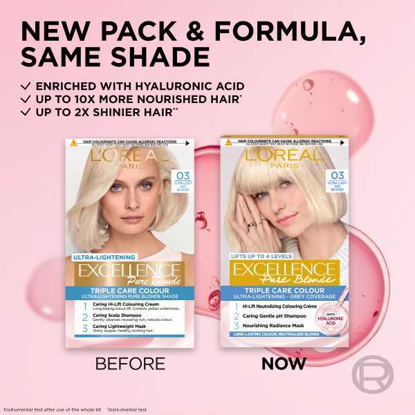 L'Oréal Excellence Pure Blonde 3 Ultra Light Ash Blonde