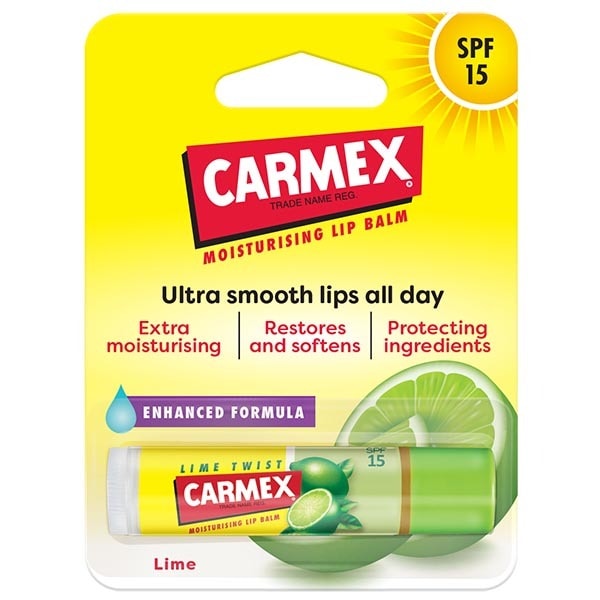 Carmex Ultra Moisturising Lip Balm Lime Twist SPF 15 4.25g