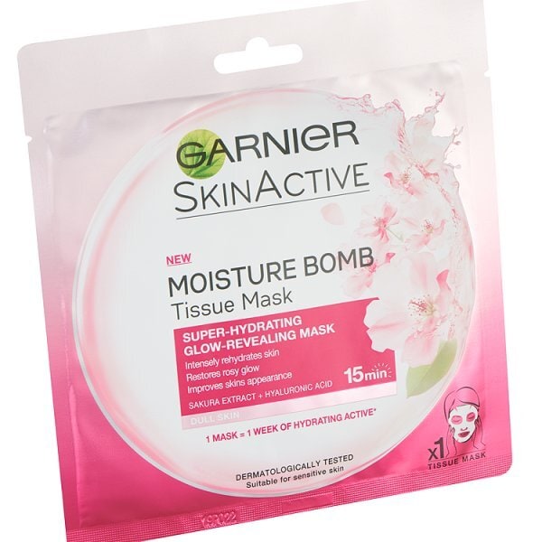 Garnier Moisture Bomb Sakura Hydrating Face Sheet Mask