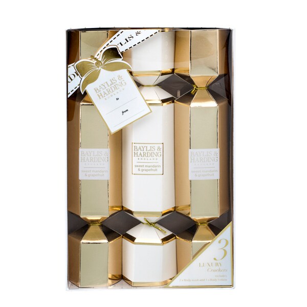 Baylis & Harding Sweet Mandarin & Grapefruit 3 Cracker Set