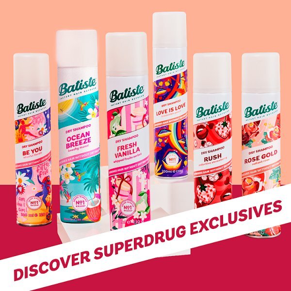 Batiste Dry Shampoo Rose Gold 200ml
