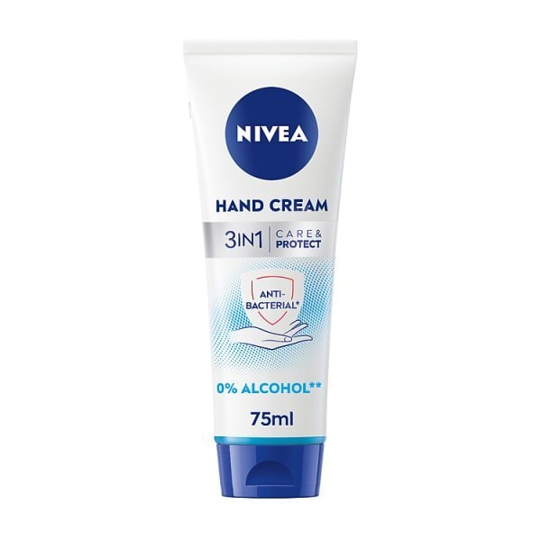 NIVEA Care & Protect 3 in 1 Anti-Bacterial Hand Cream 75ml