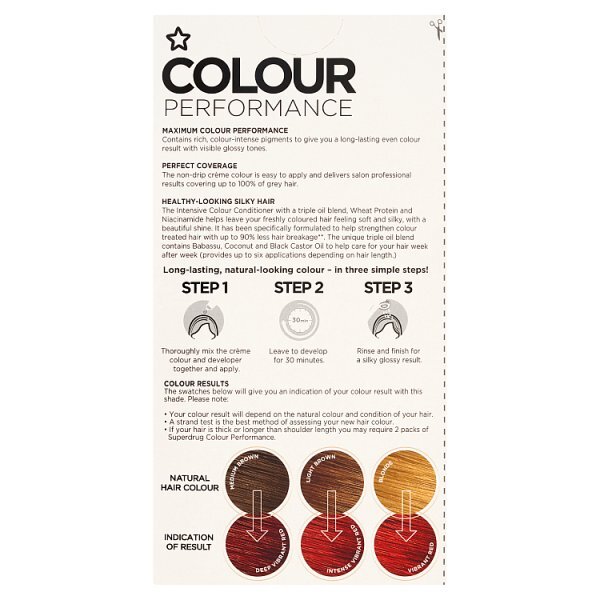 Superdrug Colour Performance 77.55 Vibrant Red