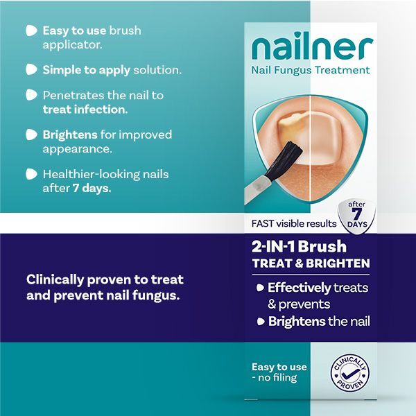 Nailner 2in1 Brush 5ml