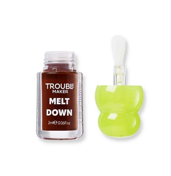 Trouble Maker Melt Down Lip Oil Snapper Brown