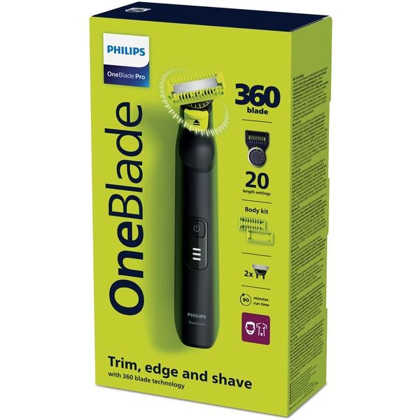 Philips Oneblade Pro F&B, 1X360 Blade For Face, Qp6542/19