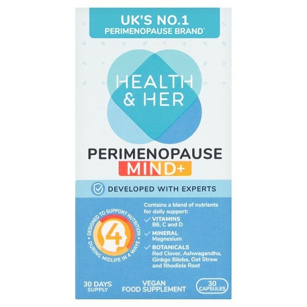Health & Her Perimenopause Mind+ Multi Nutrient Supplement