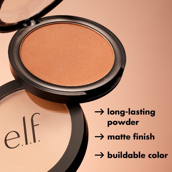 e.l.f. Primer-Infused Matte Bronzer Tan O'clock