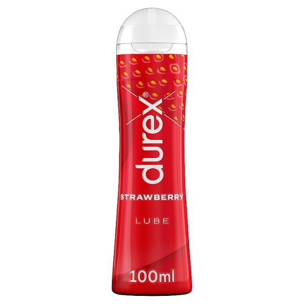 Durex Strawberry Lube Water Based Flavoured Edible 100ml