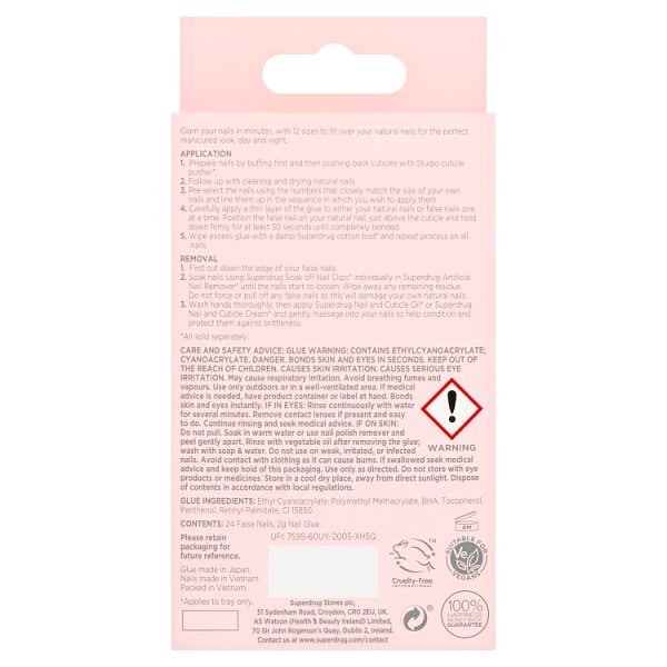 Studio London Burgunday Bow Nails