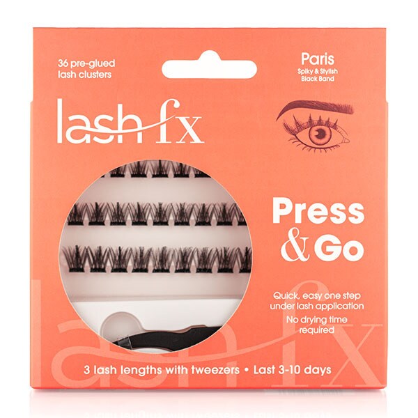 Lash Fx Press & Go - Paris: Spiky & Stylish With Black Glue