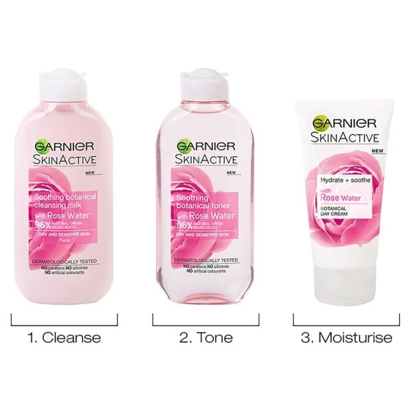 Garnier Natural Rose Water Toner Sensitive Skin 200ml