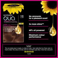 Garnier Olia 5.35 Rich Chocolate Brown Permanent Hair Dye