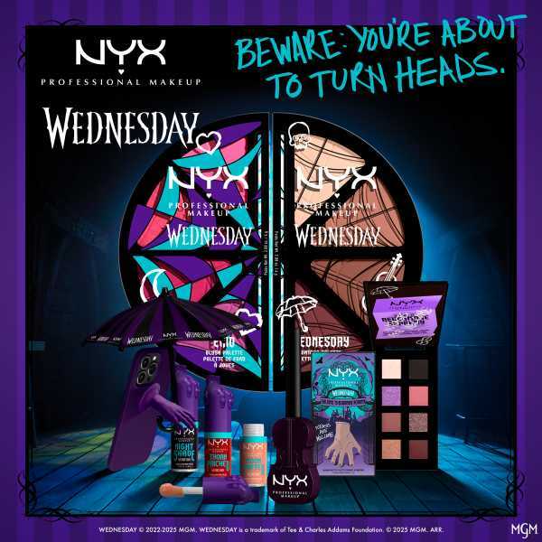 NYX Professional Makeup X Wednesday The Nevermore Palette