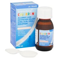 Children's Allergy & Hayfever Relief 5mg /5 ml Oral Solution 2+ years