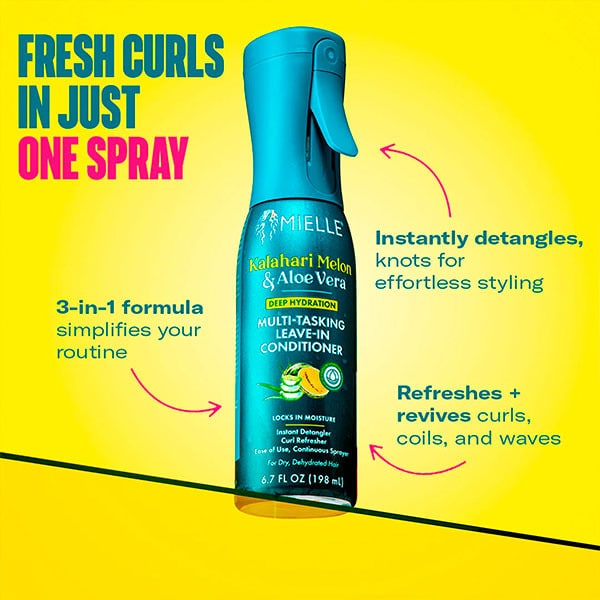 Mielle Kalahari Melon & Aloe Vera Leave-In Conditioner 198Ml