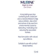 Murine Bright & Moist Eye Drops 15ml