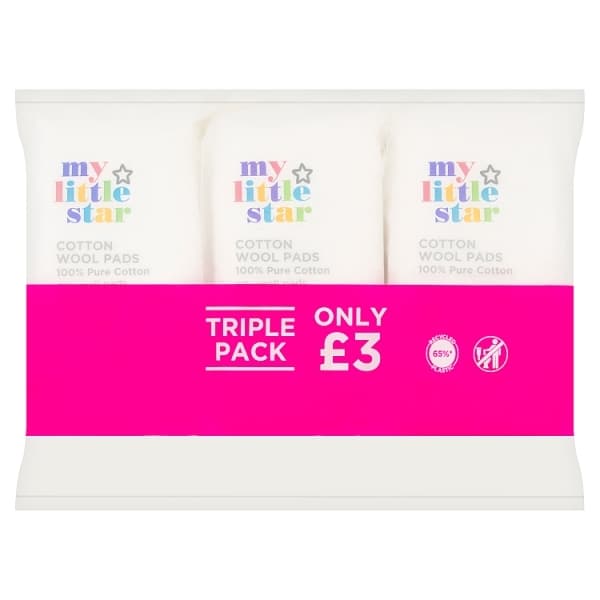 My Little Star Superdrug Cotton Pads Triple Pack