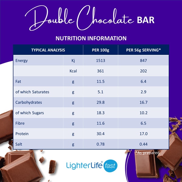 LighterLife Fast Double Chocolate Bar