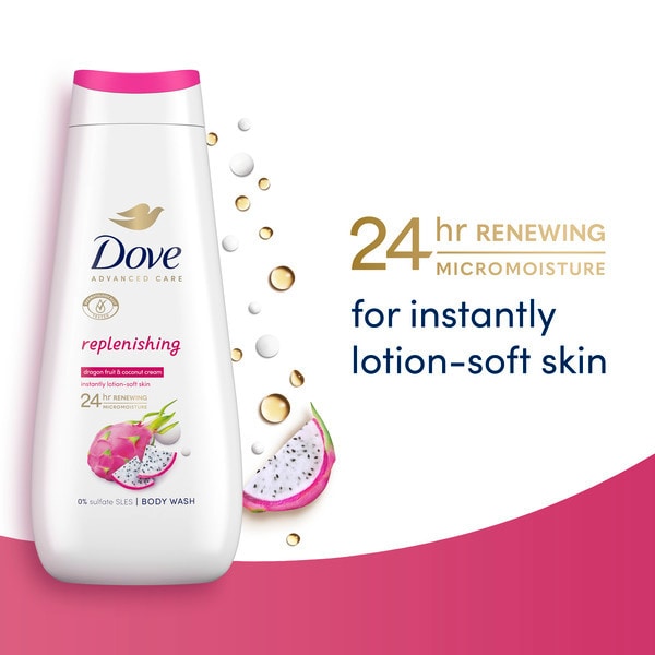 Dove Replenishing Advanced Body Care Body Wash 400ml