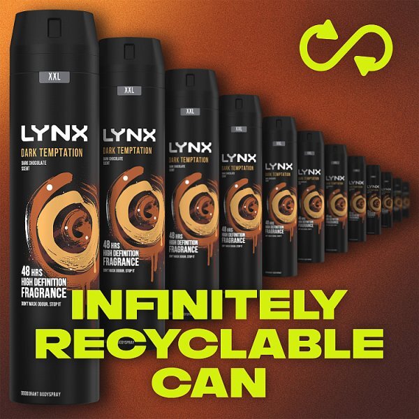 DNR Lynx Deodorant Bodyspray Aerosol Dark Temptation 250ml