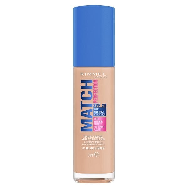 Rimmel Match Perfection Foundation 010C Rose Ivory SPF20