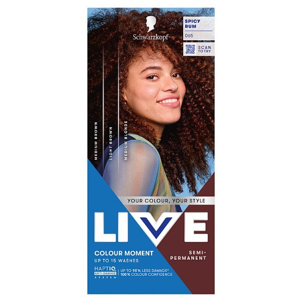 Schwarzkopf Live 065 Spicy Rum Semi-Perm Hair Dye